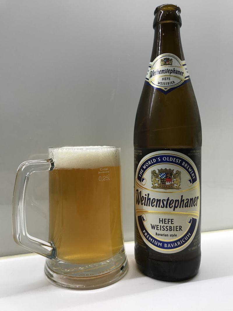 Weihenstephaner Hefe Weissbier (German Hefeweizen) Bavaria, Germany